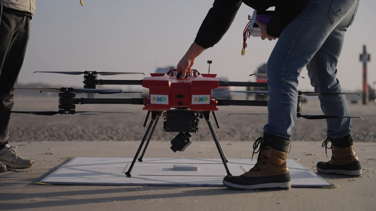 NXP AI-Enabled Drones for Water Rescue Missions